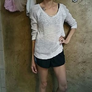 Ladies large slouchy knit sweater